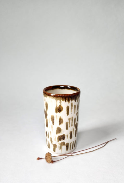 Shot Glass (Reddish/White)