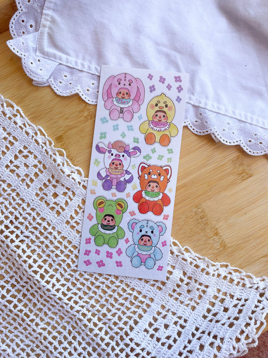 Baby Monkey Sticker Sheet