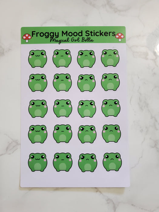 Froggy Mood Stickers