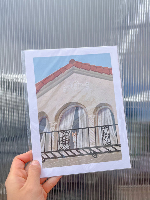 5x7 Print - Friend in the Window