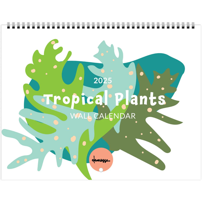 2025 Tropical Plants Wall Calendar