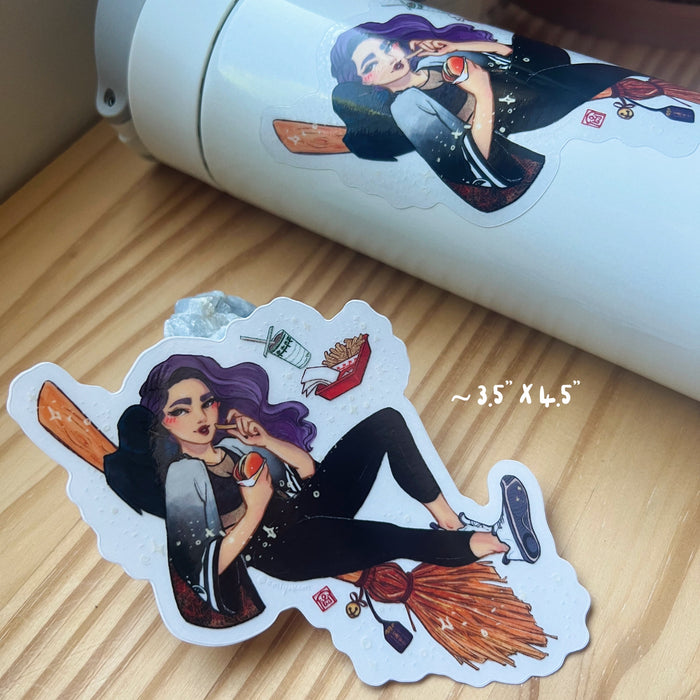 Double Double Nara the Witch Sticker