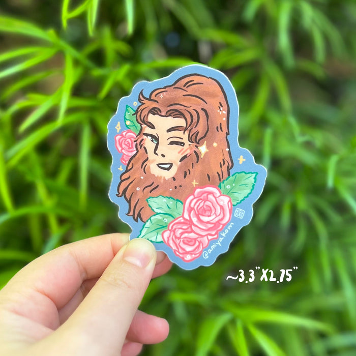 Handsome Sasquatch Sticker