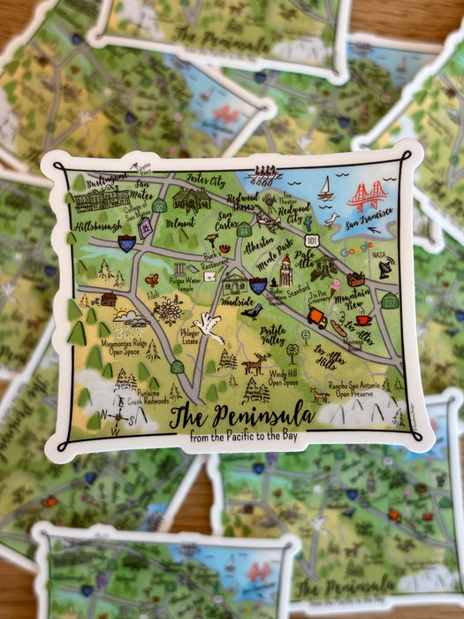 Peninsula Sticker