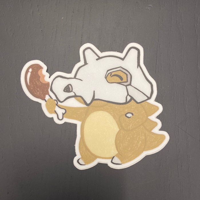 Cu Chicken Bone Vinyl Sticker