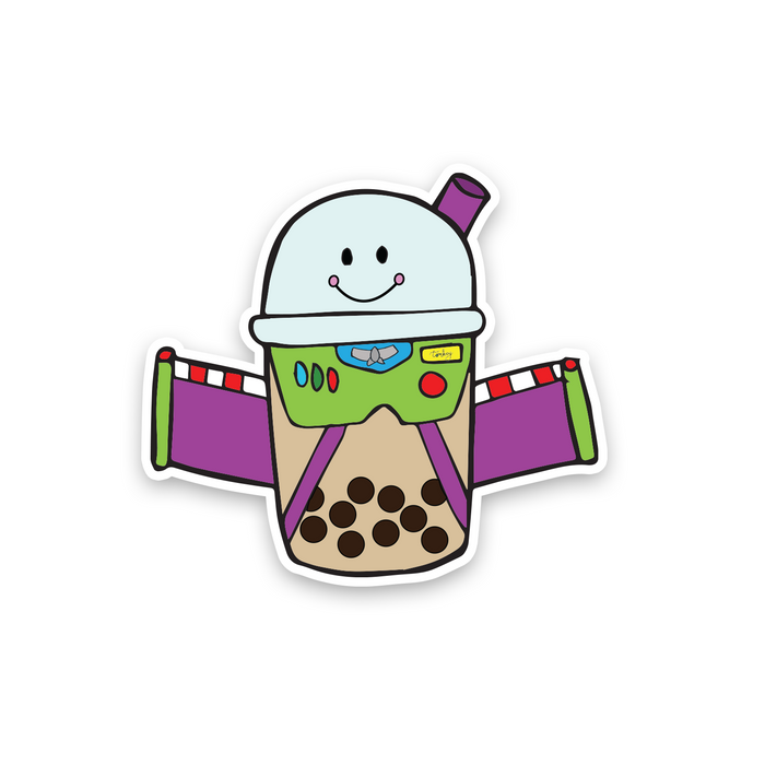 Boba Buzz Vinyl Sticker