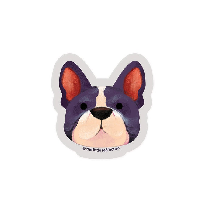 French Bulldog Clear Sticker