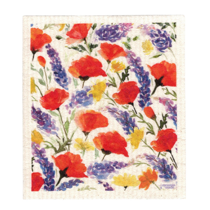 California Wildflowers Swedish Dishcloth