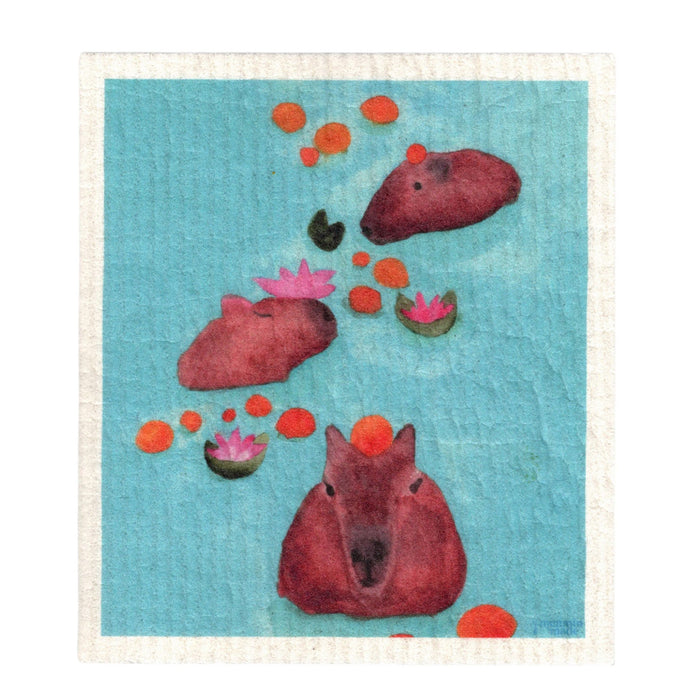 Capybara Swedish Dishcloth