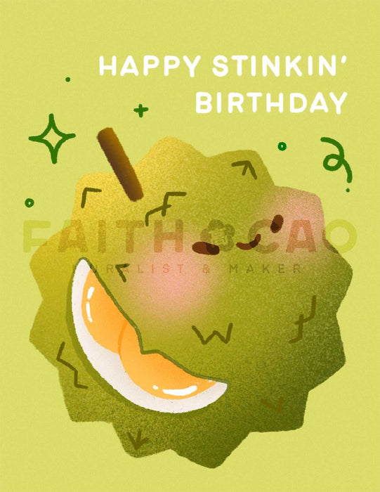 DURIAN BIRTHDAY CARD