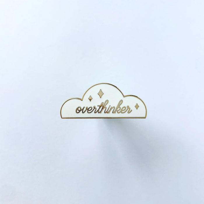 Overthinker Cloud Enamel Pin