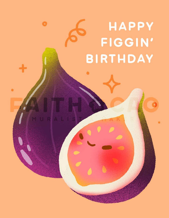 FIG BIRTHDAY CARD