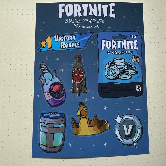 Forticus sticker sheet