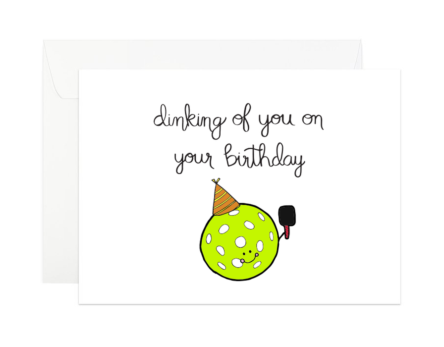 Dinking of You on Your Birthday Card