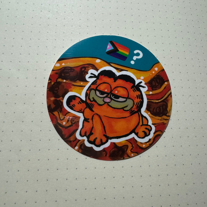 Gay Garfield Sticker