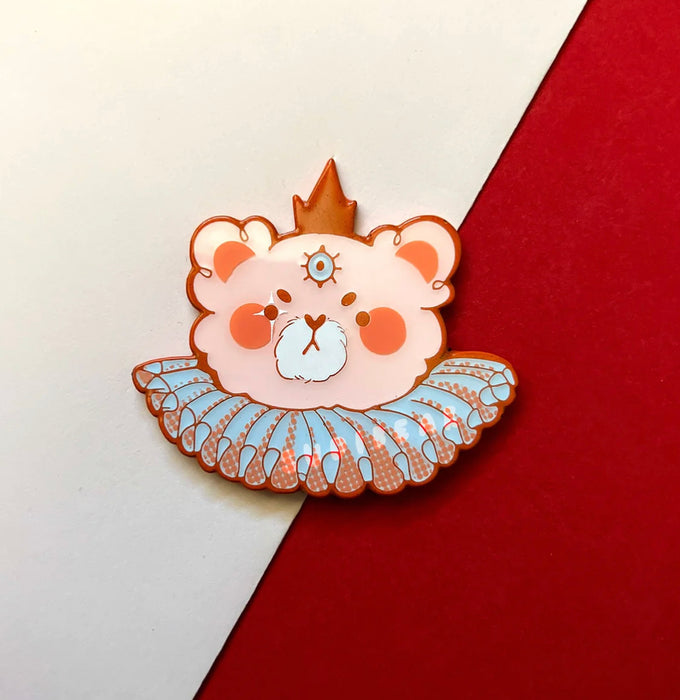 Clown Bear Pin