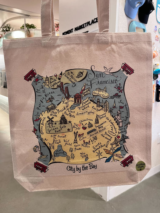 San Francisco Map Tote Bag