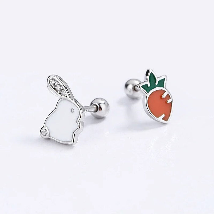 Carrot & Bunny Earrings