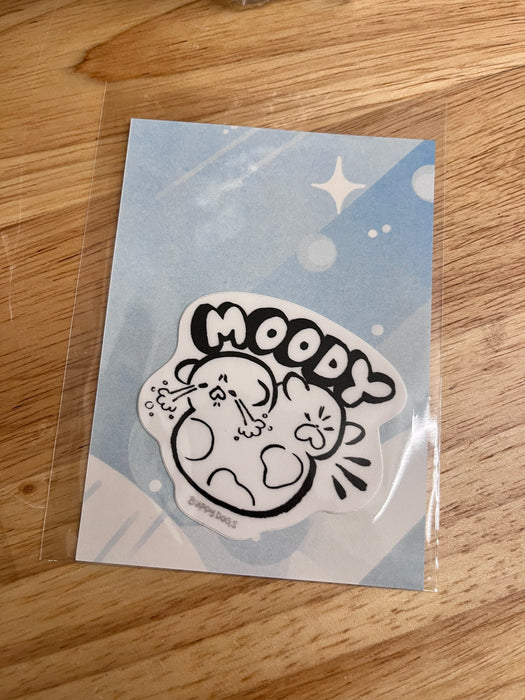 Moody Sticker