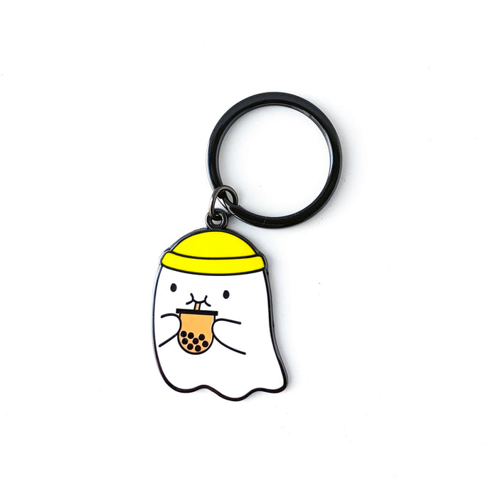 Bubble Tea Ghost Keychain