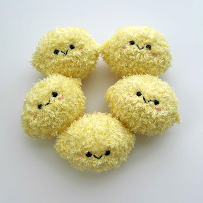 Crochet Fluffy Lemon Amigurumi | Stress Ball