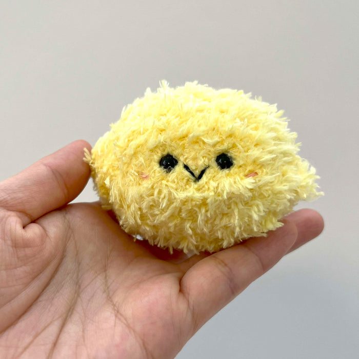 Crochet Fluffy Lemon Amigurumi | Stress Ball