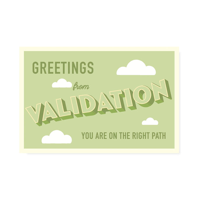 Validation Postcard