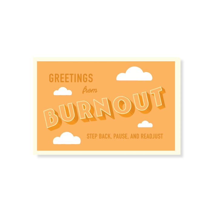 Burnout Postcard