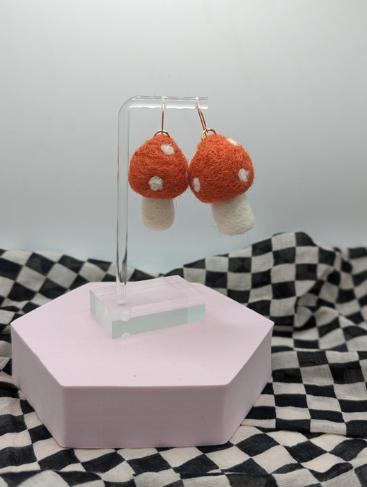 Mushroom Earrings