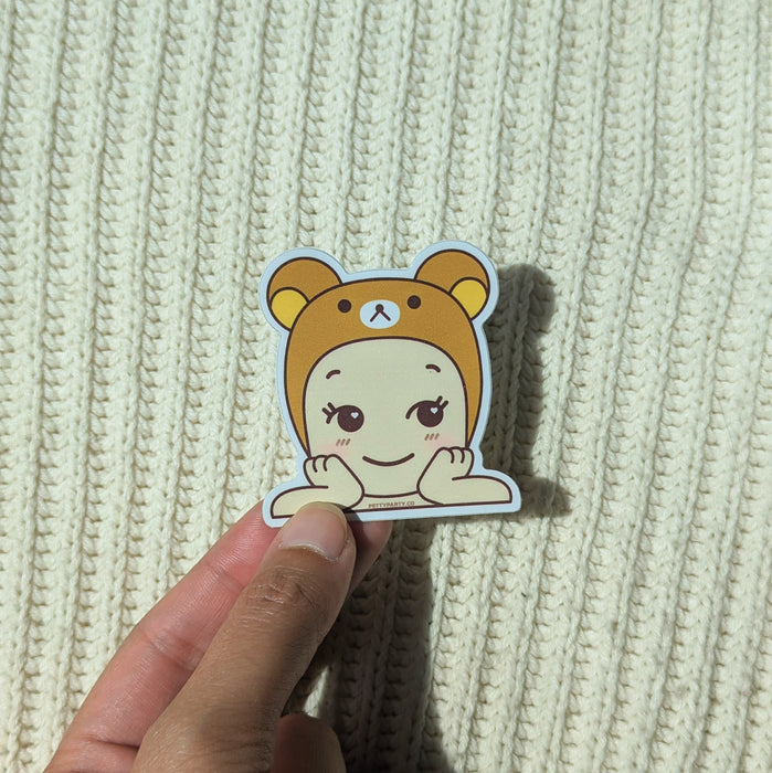 Rilakkuma Baby Mini Peeker Sticker