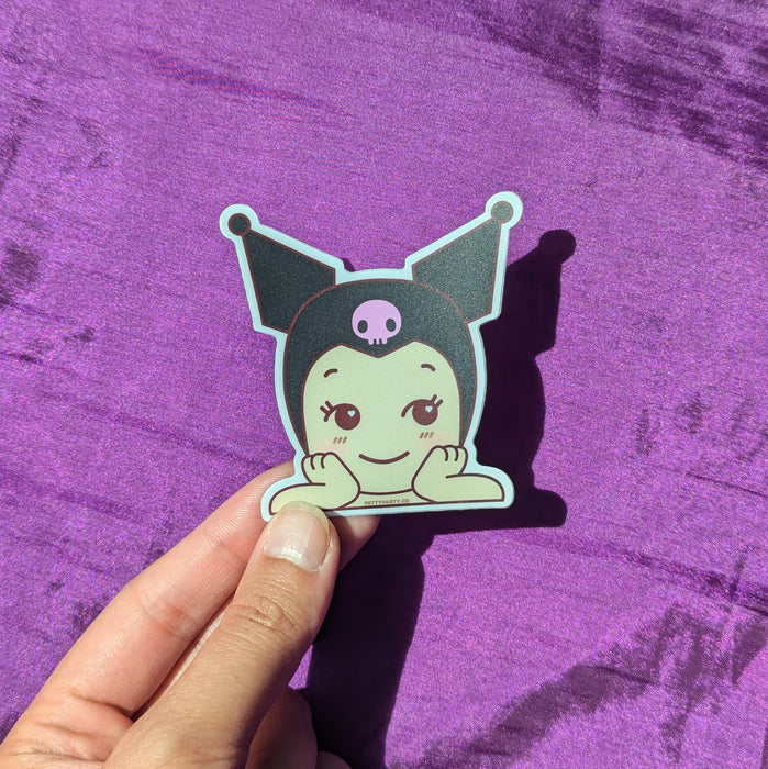 Kuromi Baby Mini Peeker Sticker