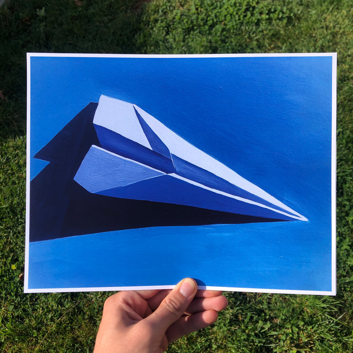 Paper Airplane Art Print