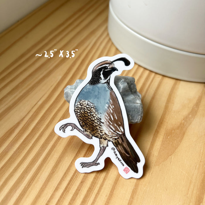 Quail Sticker