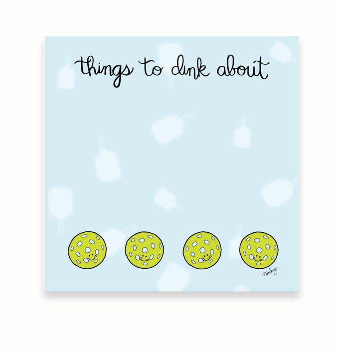 Pickle ball sticky notes