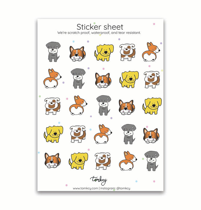 Dog Sticker Sheet