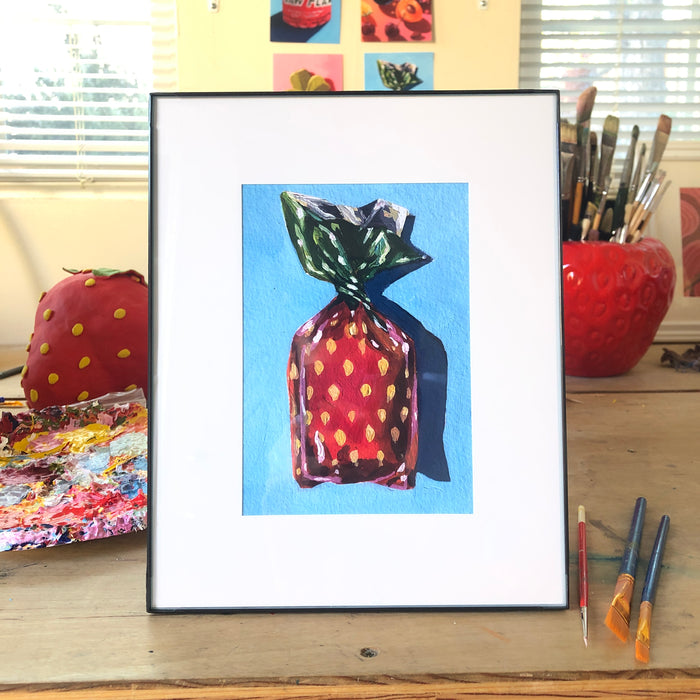 Strawberry Candy Framed Print