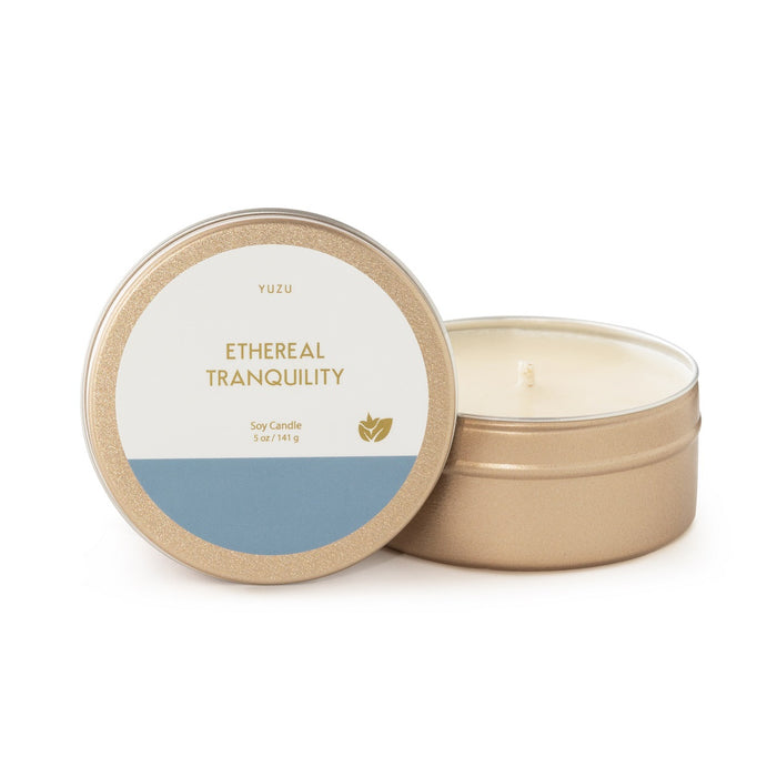 Tin Candle (5 oz) - Ethereal Tranquility (Blue)