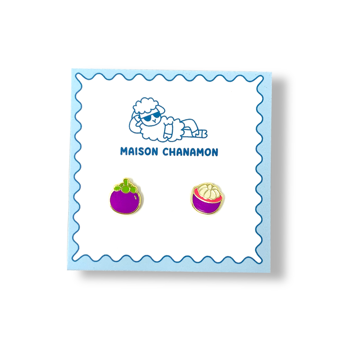 Mangosteen Earrings