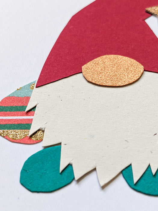 Handcrafted Mini Card | Holiday Gnome