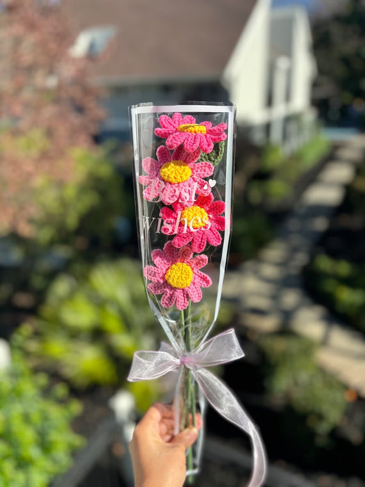 Handcrafted Crochet Daisy Bouquet