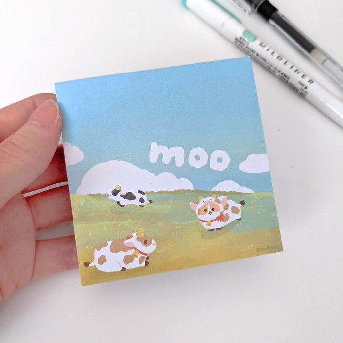 Moo Memo Pad (Not Sticky Notes)