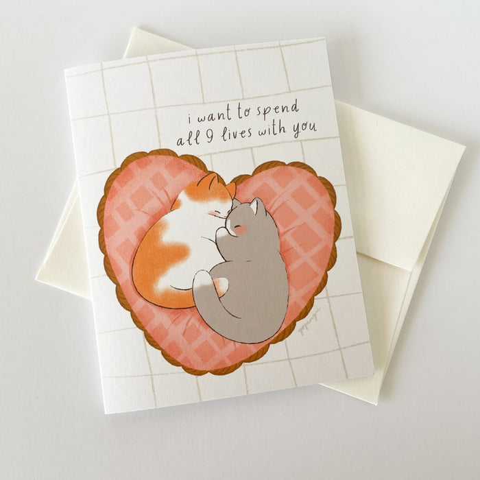 9 Lives With You Greeting Card