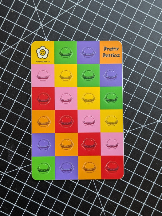 Pretty Patties Sticker Sheet