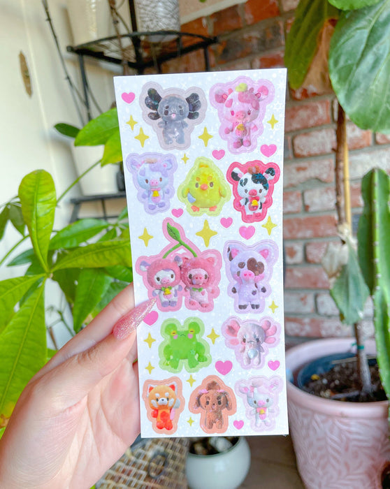 Basura Gang Plushies Sticker Sheet