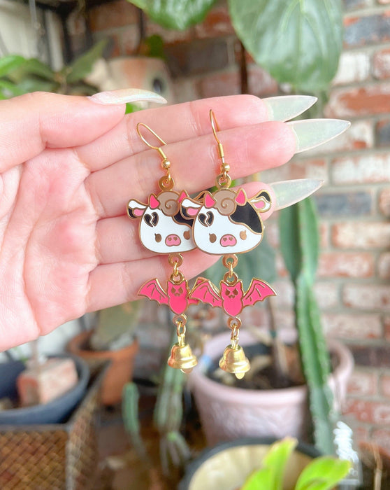 Devil Jolene the Cow Earrings