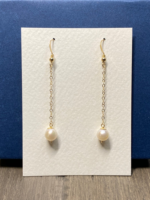 Freshwater Pearl Drop Earring (#60)