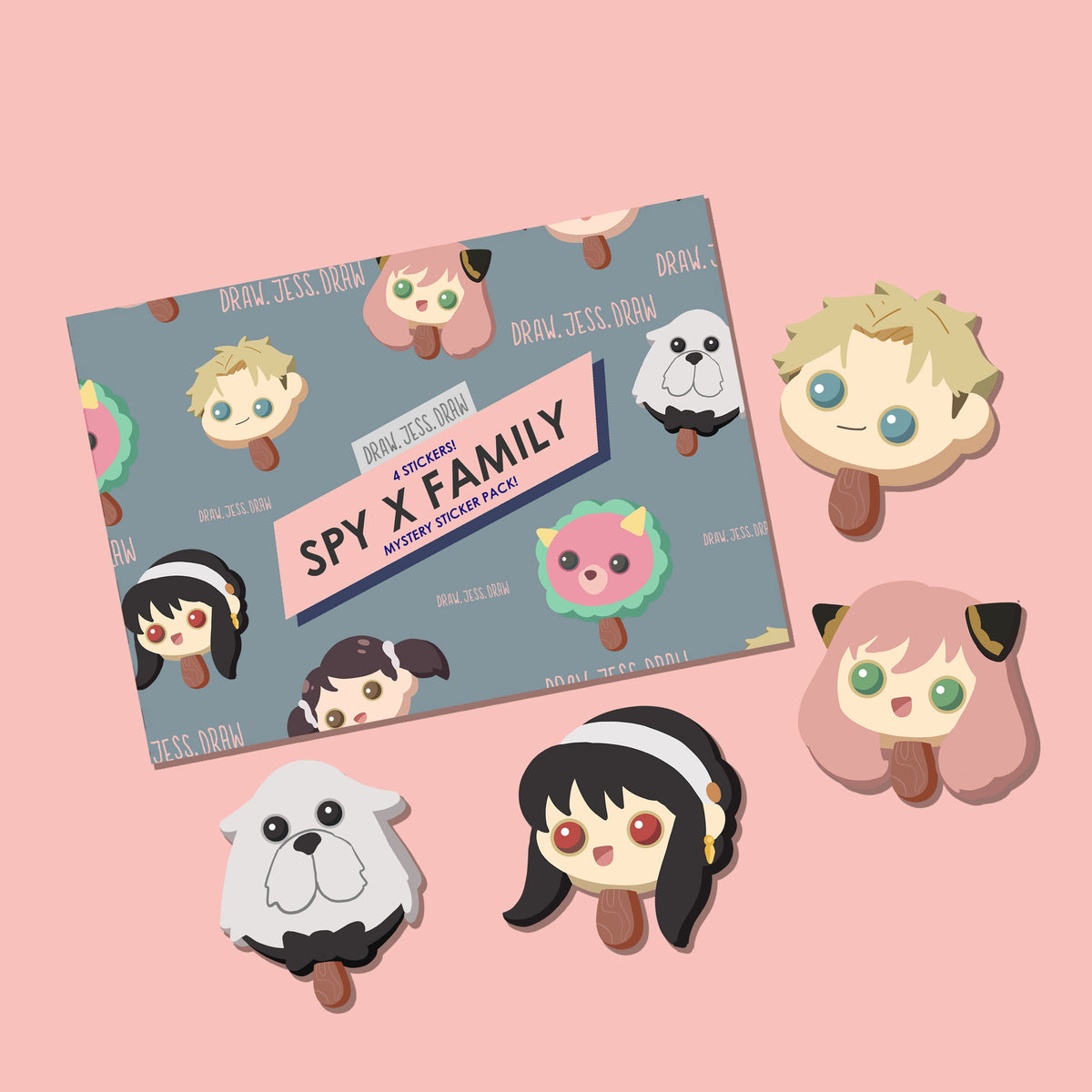 Spy X Family Sticker bundle outlet