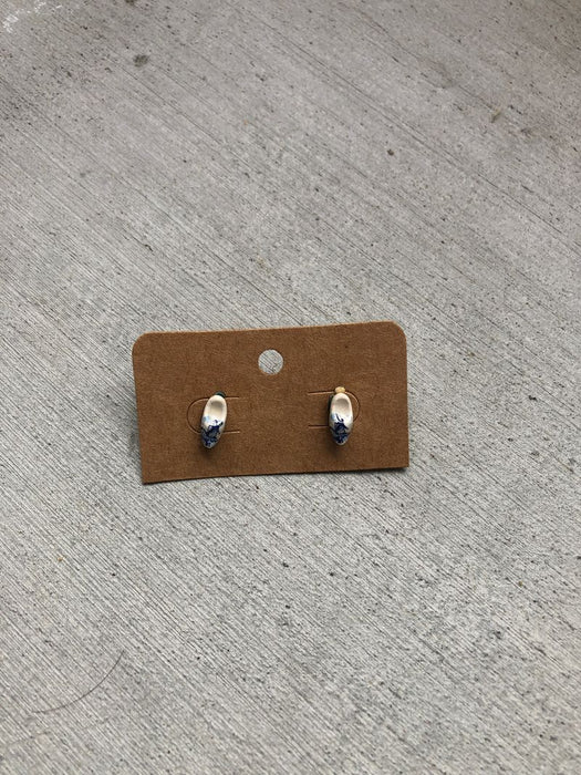 Vintage Swiss clog stud earrings