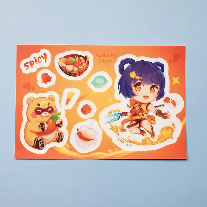 Spicy Cook Sticker Sheet