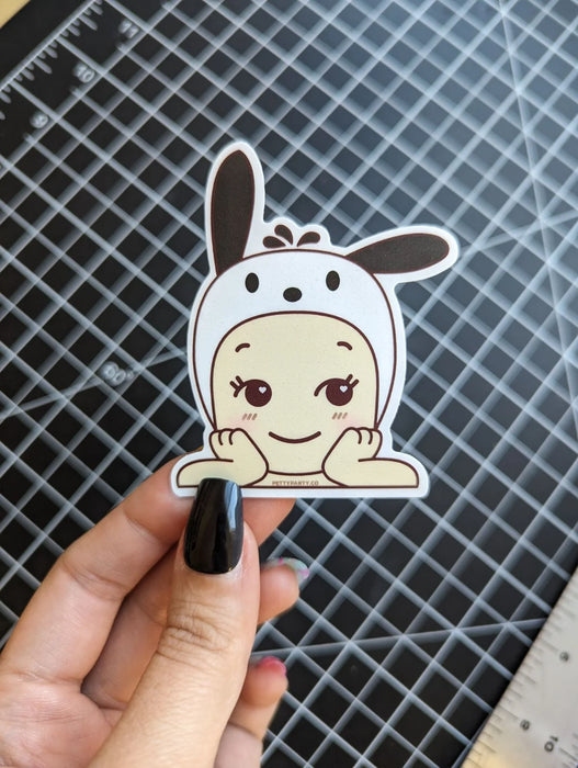 Pochacco Baby Mini Peeker Sticker